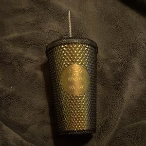 iridescent black Starbucks tumbler